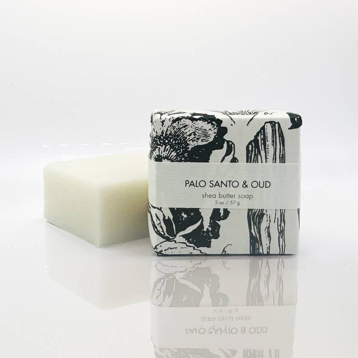 Petite Shea Butter Guest Soap - Palo Santo & Oud