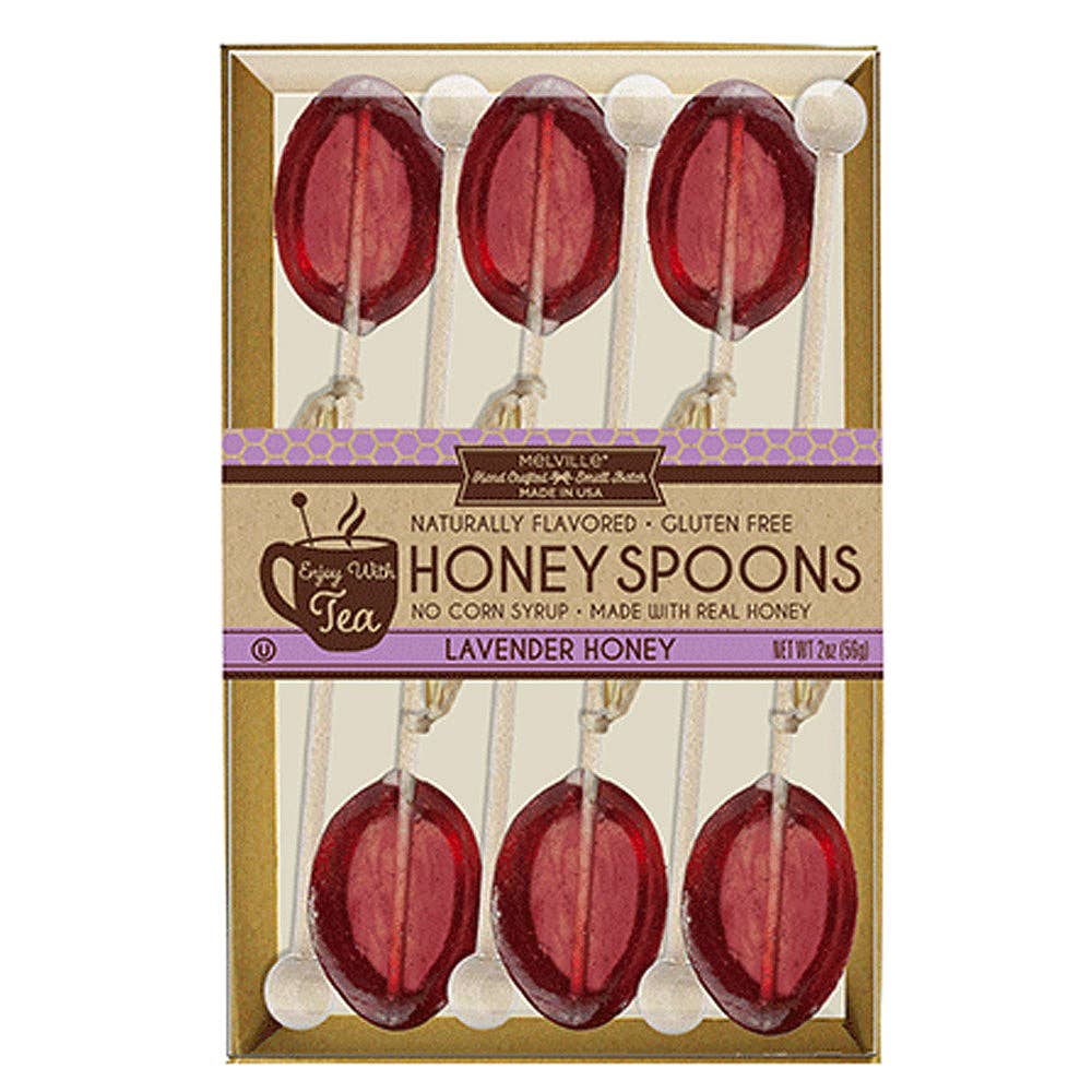 Lavender Honey Spoons