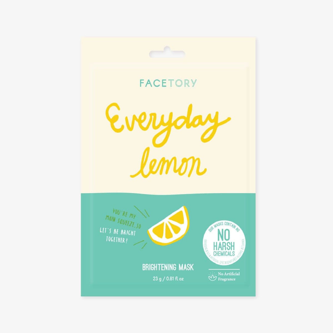 Everyday Lemon Brightening Sheet Mask - Single Mask