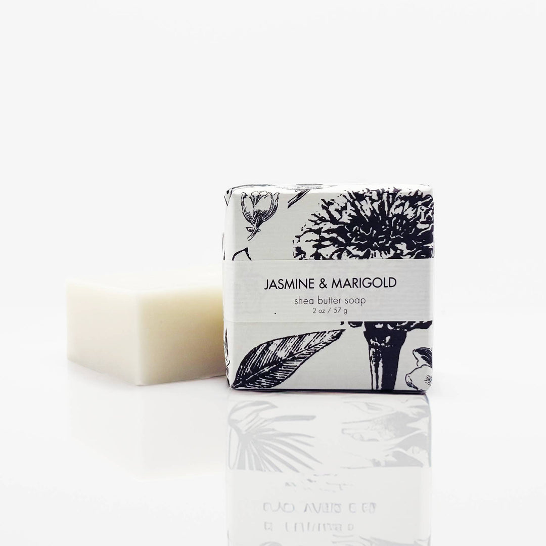 Petite Shea Butter Guest Soap - Jasmine & Marigold