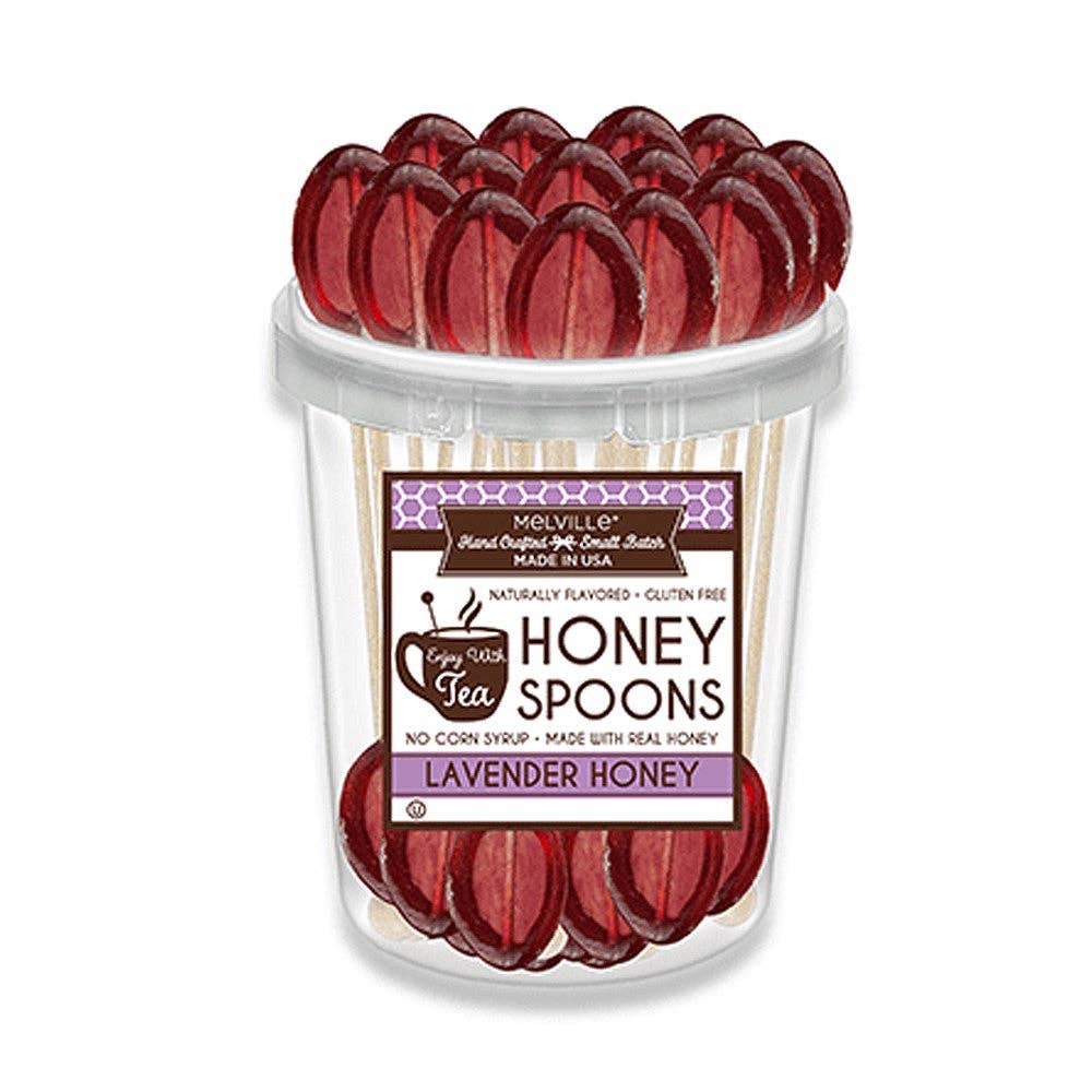 Lavender Honey Spoons