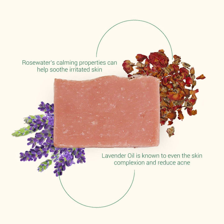 Rosewater Kefir & Lavender Bar Soap