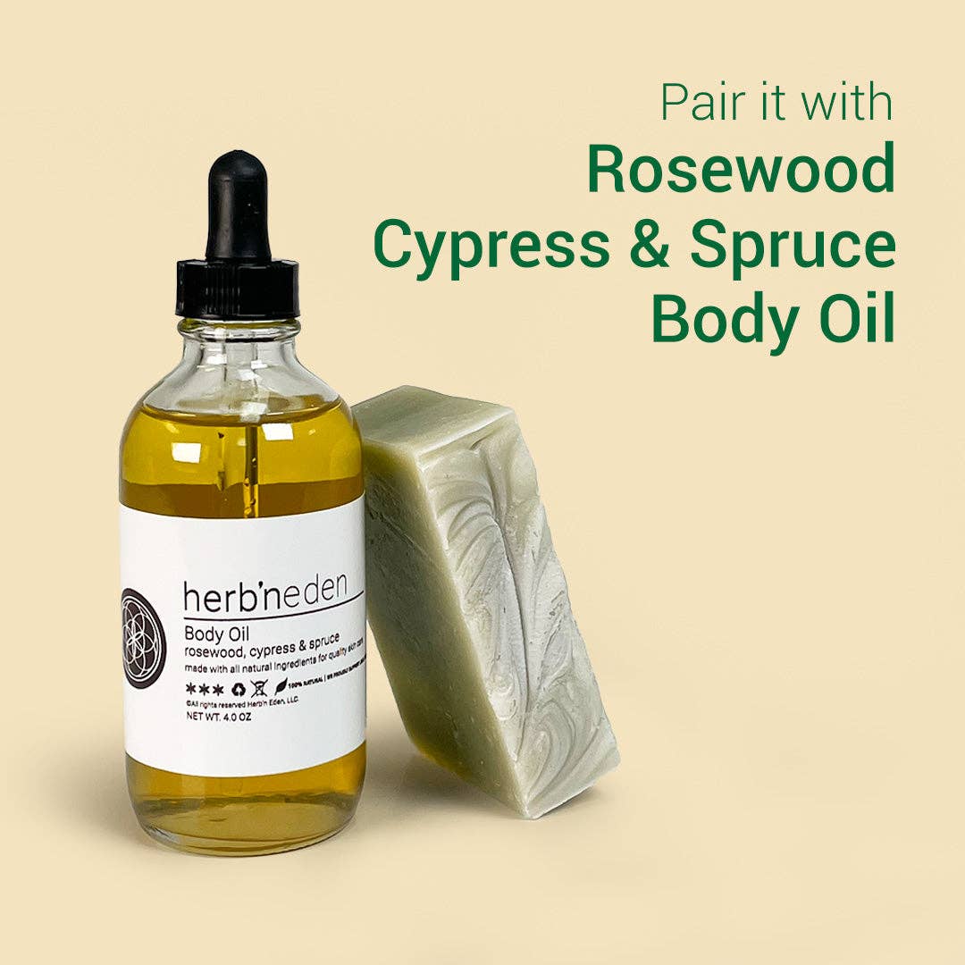 Rosewood, Cypress & Spruce Bar Soap