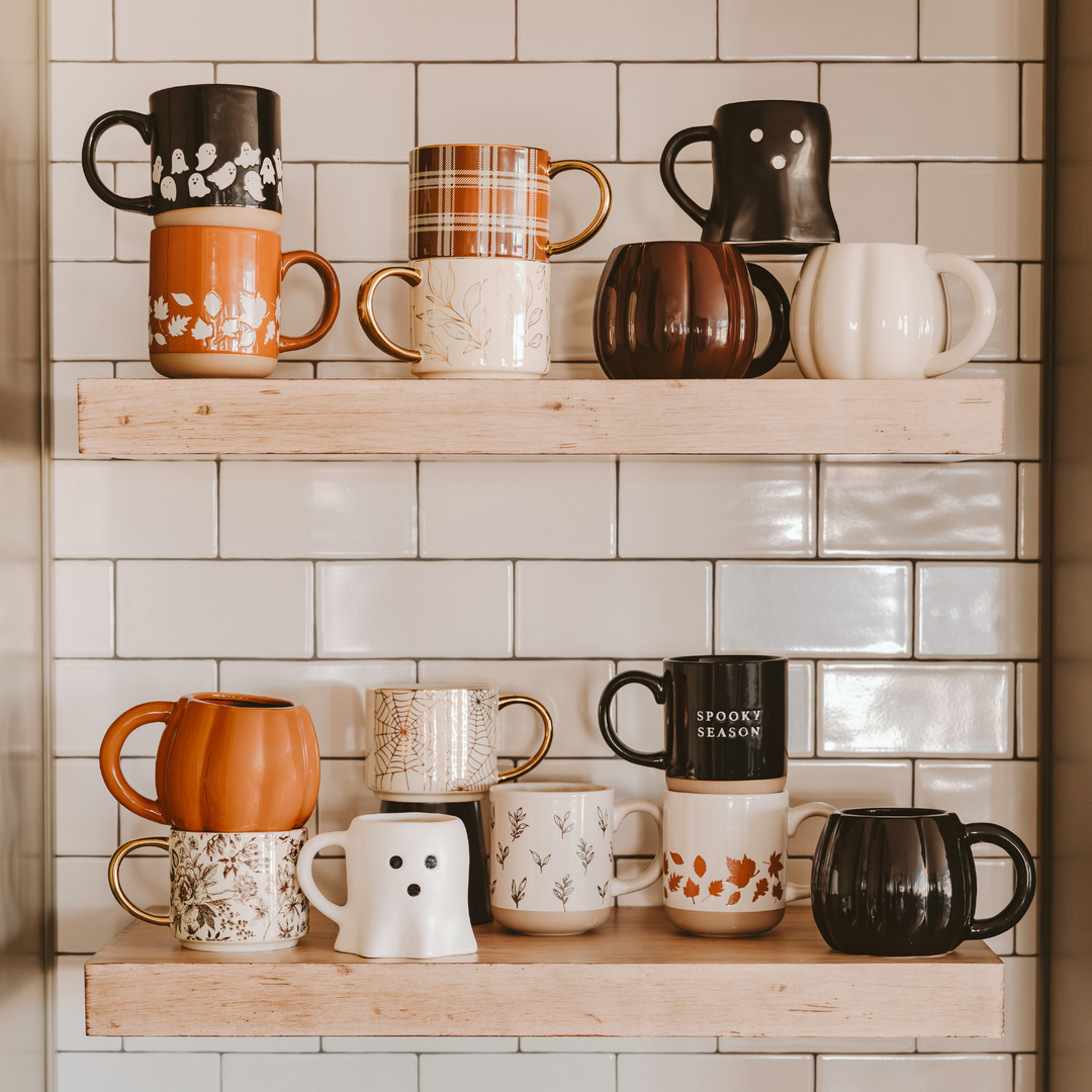 Mug - Fall Leaves Stoneware