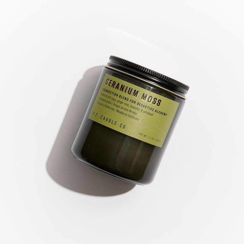 Standard Soy Candle (Alchemy Collection) - Geranium Moss