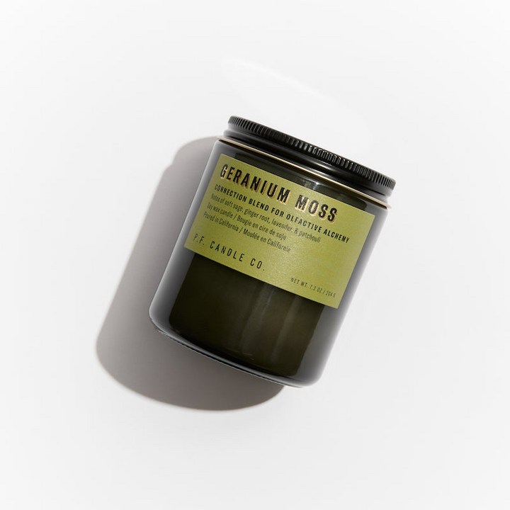 Standard Soy Candle (Alchemy Collection) - Geranium Moss