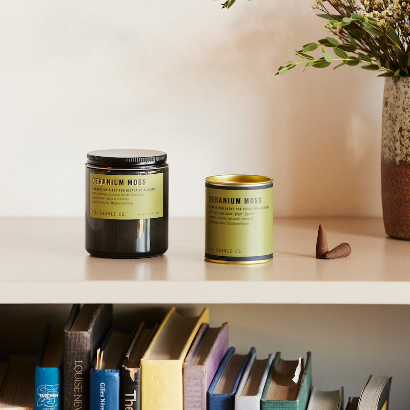 Standard Soy Candle (Alchemy Collection) - Geranium Moss