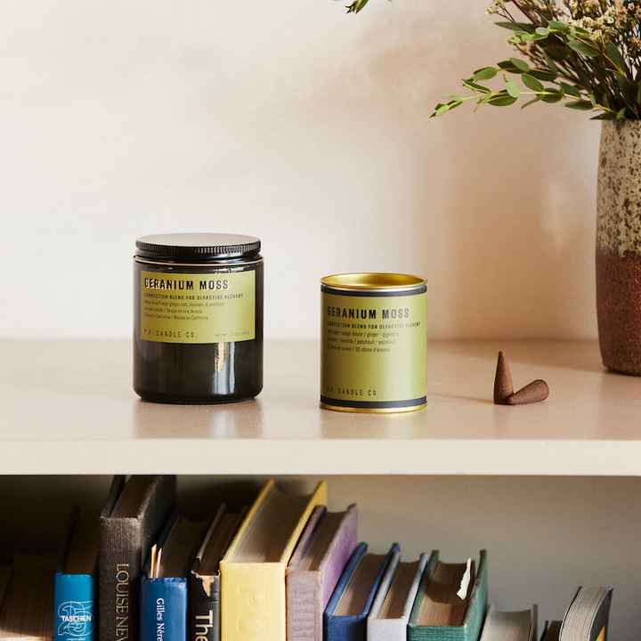 Standard Soy Candle (Alchemy Collection) - Geranium Moss