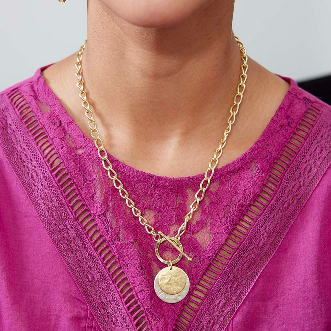 Gilded Moon Necklace