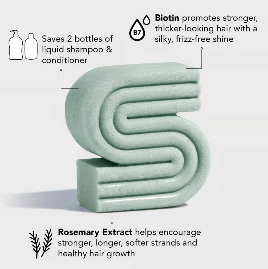 Shampoo Bar - Rosemary & Biotin Volumizing