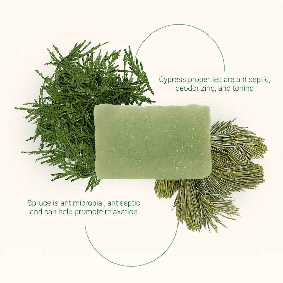 Rosewood, Cypress & Spruce Bar Soap