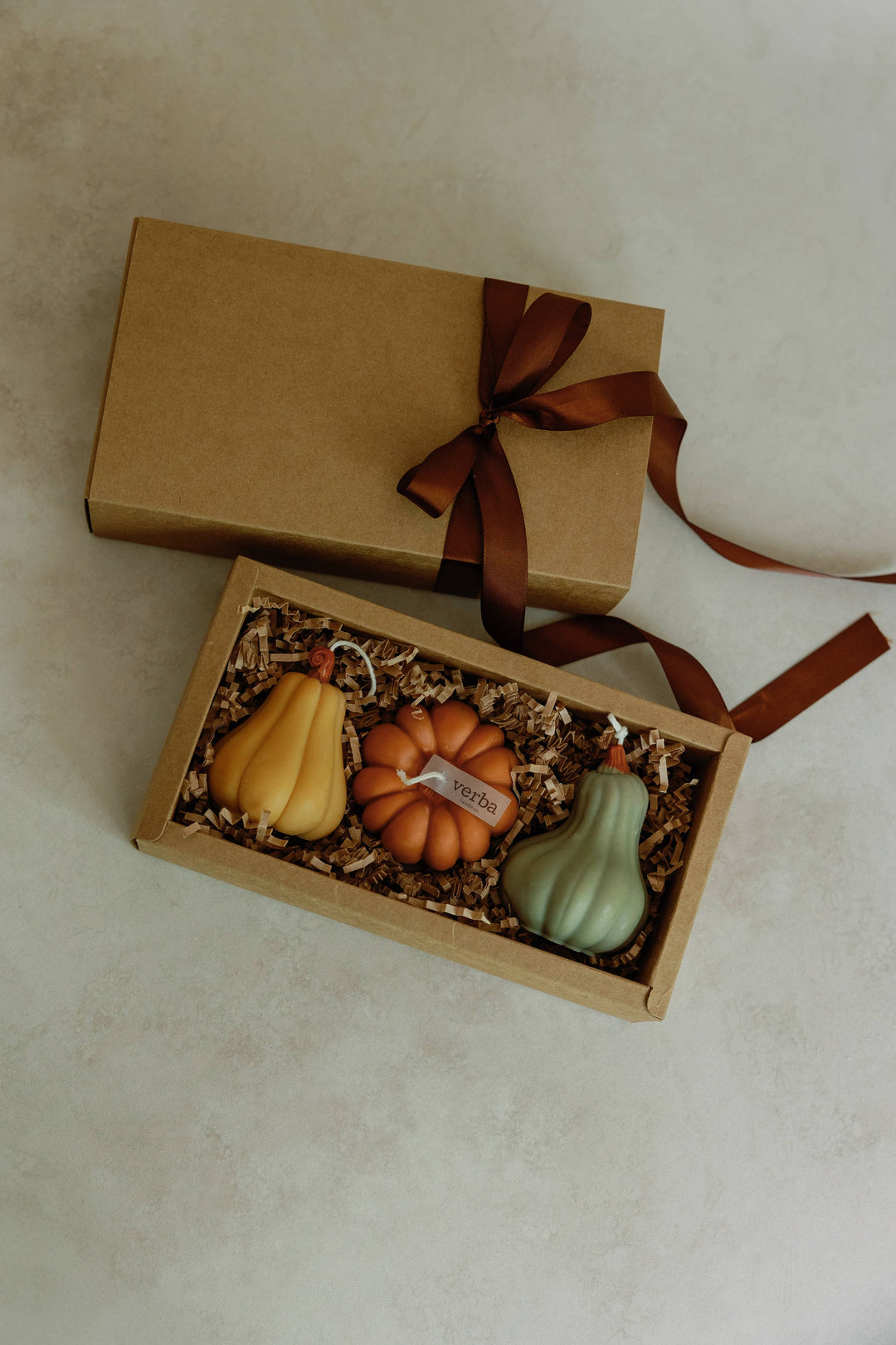 Gift Box - Fall Pumpkin Candles 