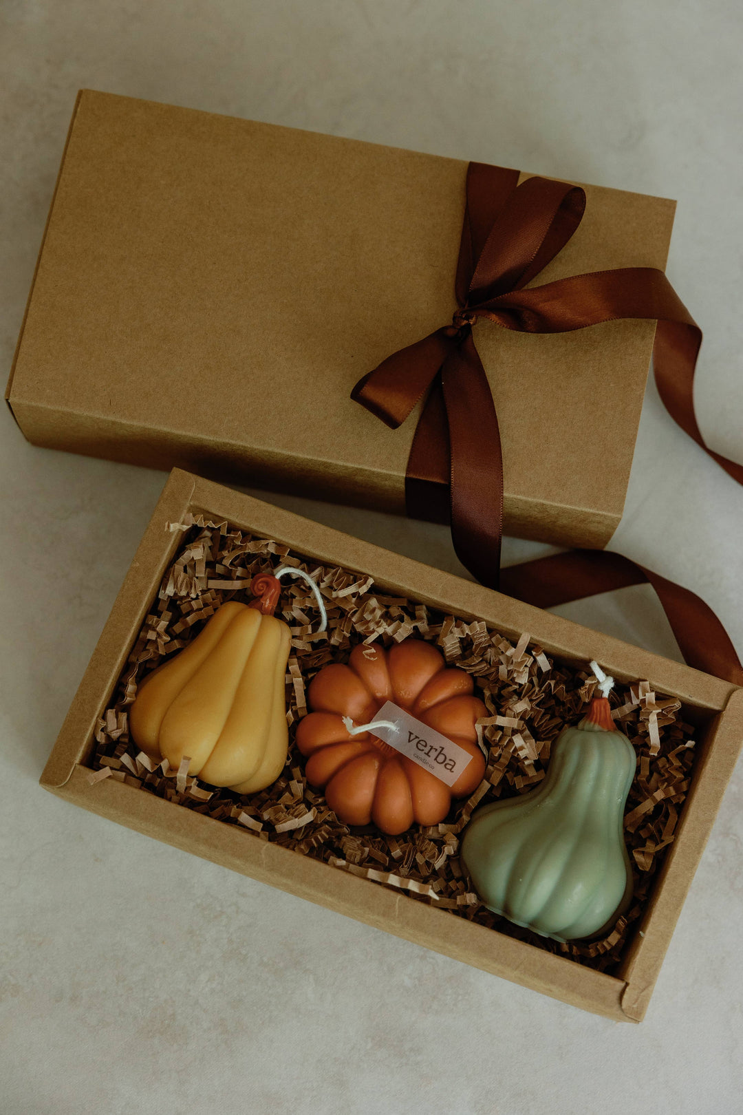 Gift Box - Fall Pumpkin Candles 