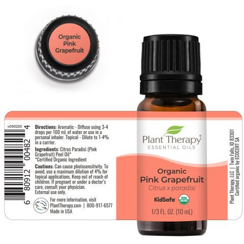 Organic Pink Grapefruit Essential Oil